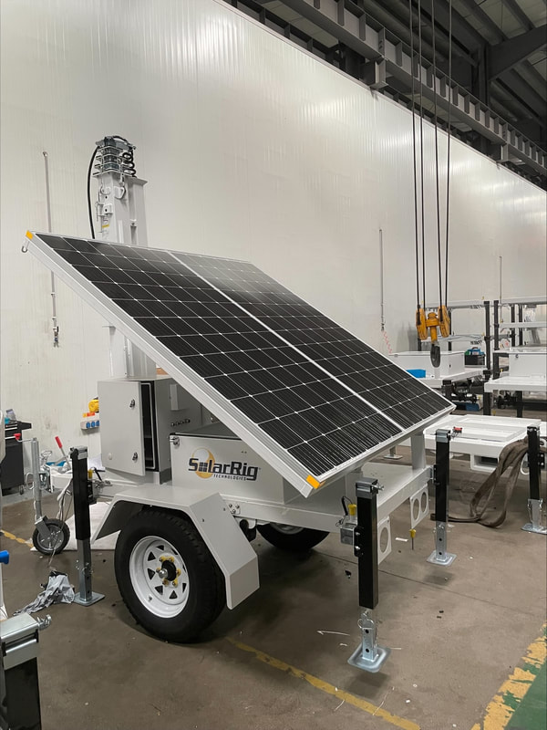 SOLAR RIG TRAILERS - SOLAR SECURITY TRAILERS